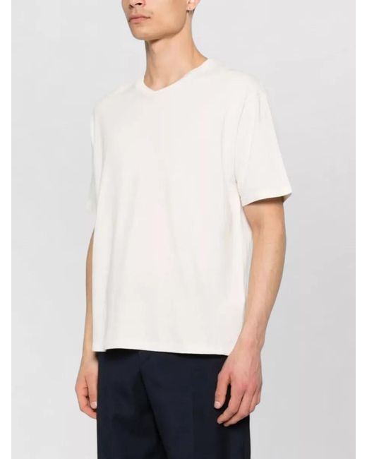 Roberto Collina Natural Cotton Regular-Fit T-Shirt for men