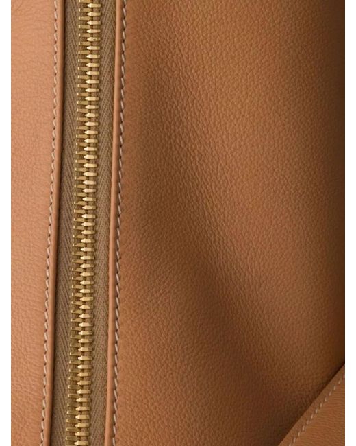 Prada Orange Na Leather Shoulder Bag