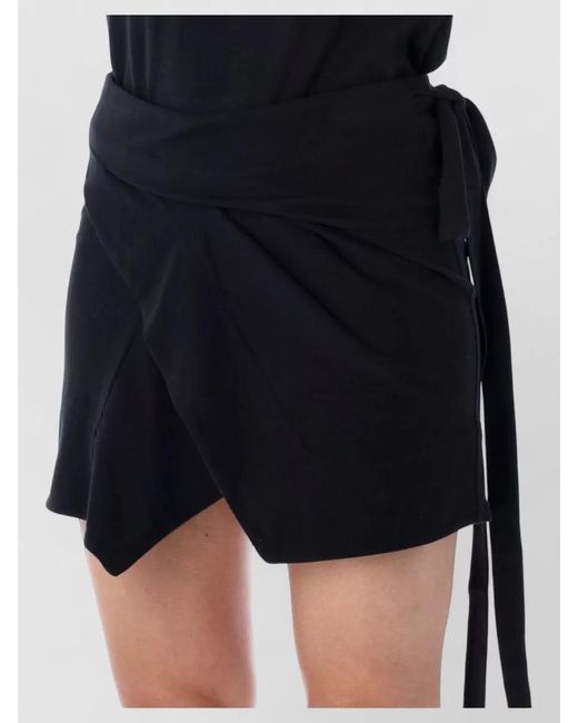 Isabel Marant Black Marant Étoile Berenice Jersey Wrap Skirt