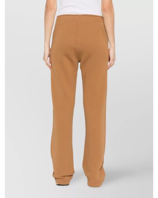 Autry White Cotton Straight-Leg Track Pants