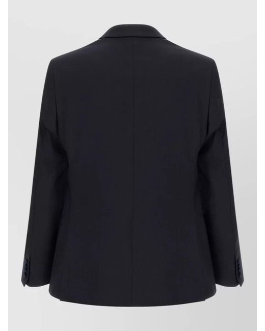 Pal Zileri Blue Wool Satin Tailored Suit Trousers for men