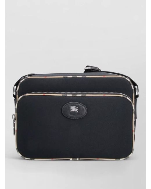 Burberry Black Fabric Crossbody Bag for men
