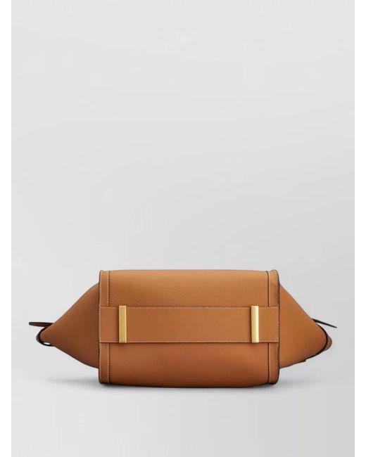Tod's Brown Di Bag Medium Leather Tote Bag
