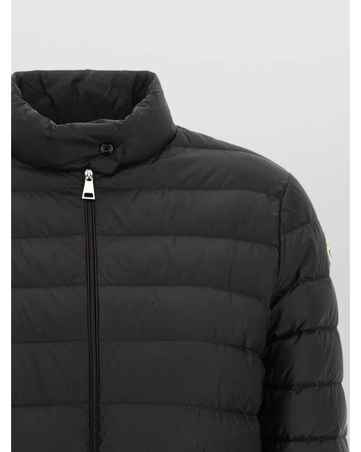 Moncler Black Lans Short Down Jacket Compact Silhouette
