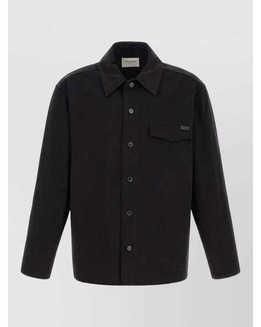 Saint Laurent Blue Cotton Overshirt Jacket for men