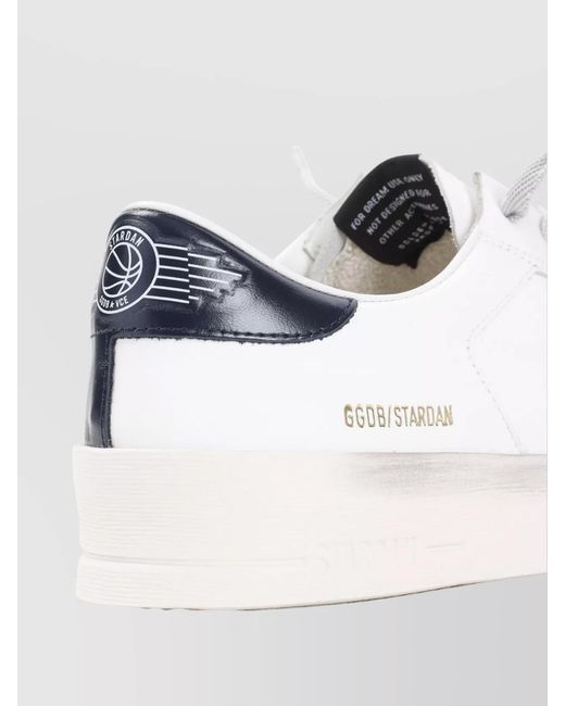 Golden Goose Deluxe Brand White Leather Low-Top Sneakers for men