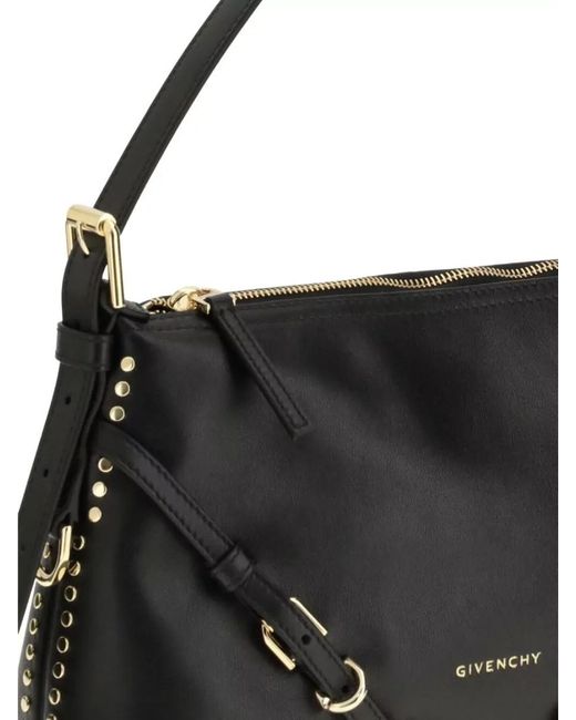 Givenchy Black Voyou Mini Leather Shoulder Bag