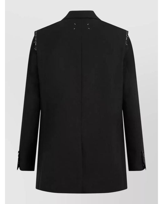 Maison Margiela Black Tailored Jacket Single Breasted Style for men