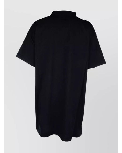 Balenciaga Black Oversized Cotton T-Shirt