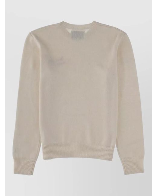 Mc2 Saint Barth White New Queen Jersey Crew Neck Embroidery
