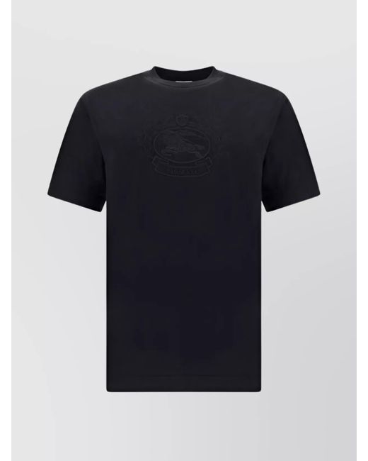 Burberry Black Jwear Crew Neck Short Sleeve T-Shirt for men