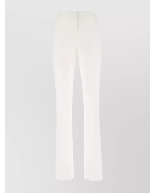 Sportmax White Tailored Trousers