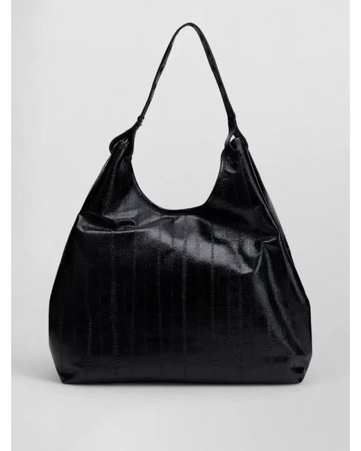 Gianni Chiarini Black Hobo Shoulder Bag Versatile Modern Silhouette