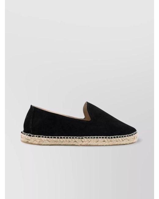 Manebí Black Suede Espadrilles for men
