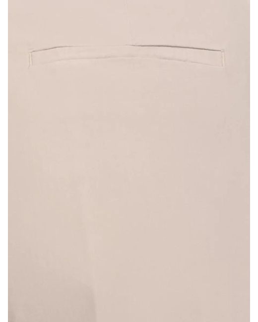 Briglia 1949 Natural Cotton Straight Leg Trousers Belt Loops Pockets