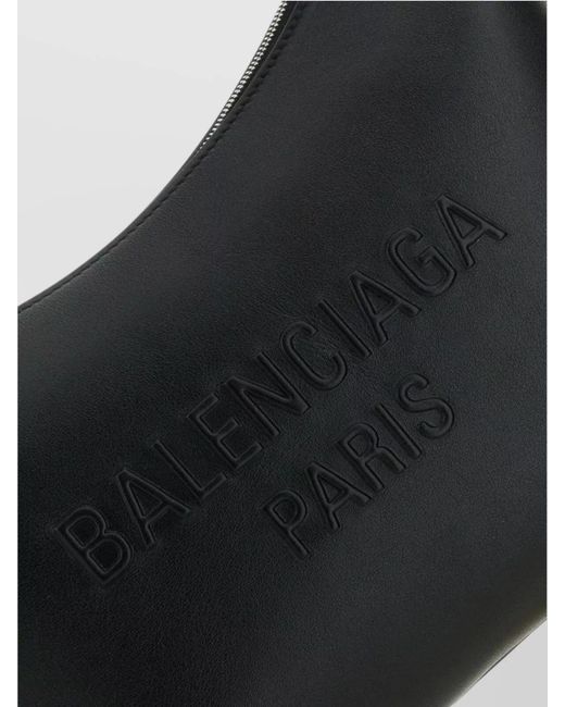 Balenciaga Black Na Calf Leather Shoulder Bag