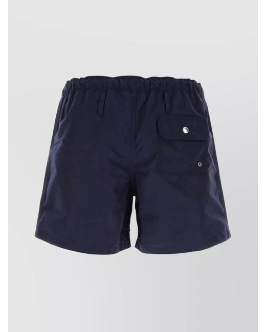 Prada Blue Nylon Swim Shorts for men