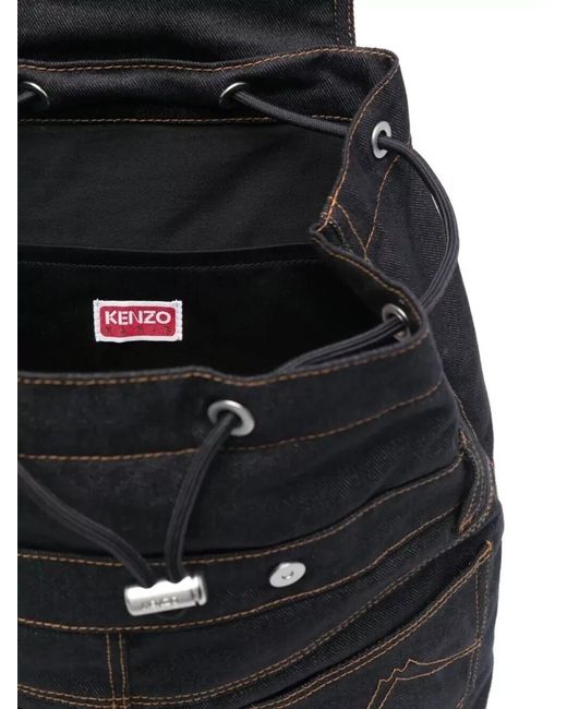 KENZO Black Backpack for men