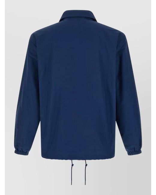 Canada Goose Blue Regency Jacket Elastic Cuffs Drawstring Hem for men