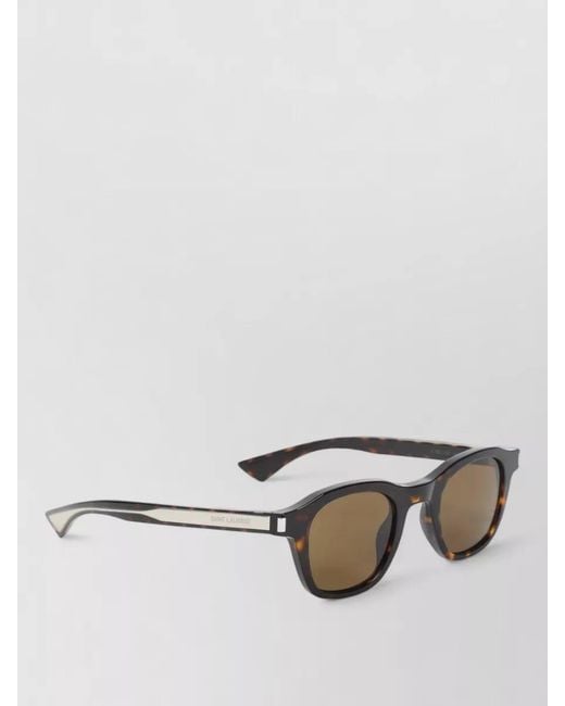 Saint Laurent Multicolor Acetate Square Sunglasses for men