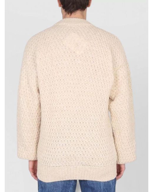 Séfr Blue Halter Neck Textured Knit Jersey Leonard for men