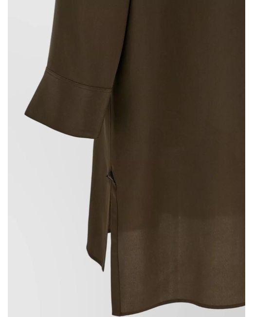 Tom Ford Green Long Sleeve Tunic Dress Keyhole Detail