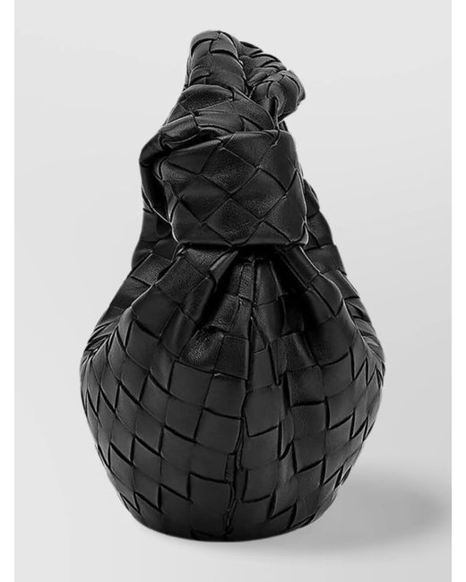 Bottega Veneta Black Jodie Mini Leather Shoulder Bag