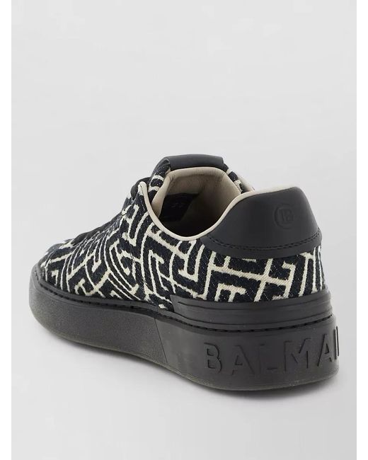 Balmain Black B-Court Low-Top Sneakers for men