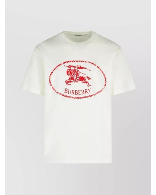 Burberry White T-Shirt for men