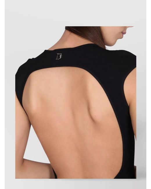 DSquared² Black Slim-Fit Mini Dress