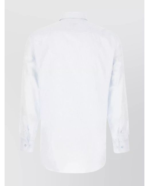 Etro White Cotton Shirt for men