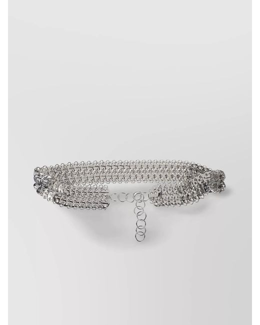 Rabanne Gray Metal Belt 1969