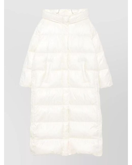 Twinset White Puffer Jacket