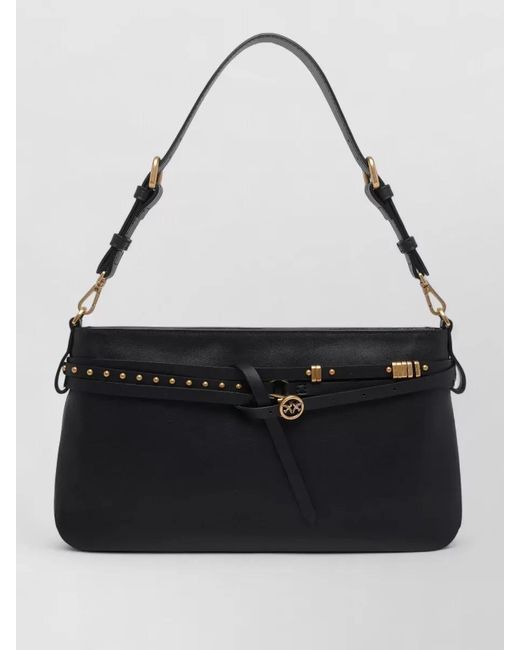 Pinko Black Mini Shoulder Belt Bag Adjustable Strap