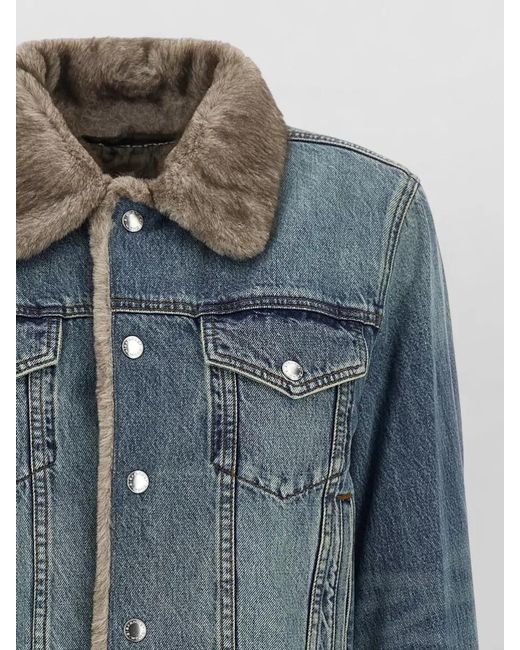 Alexander Wang Blue Denim Jacket