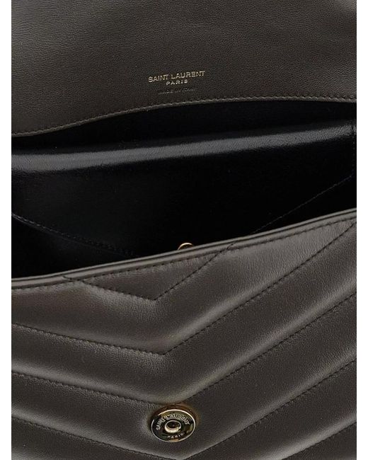Saint Laurent Black 'Loulou' Medium Shoulder Bag