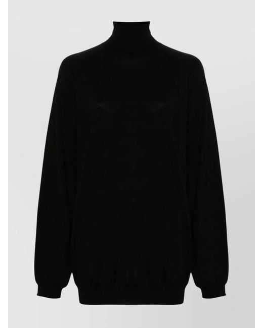 Moschino Black Virgin Wool Jumper