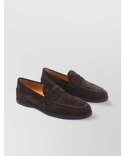 Tod's Multicolor Loafers With Gommini On Back And Penny Strap for men
