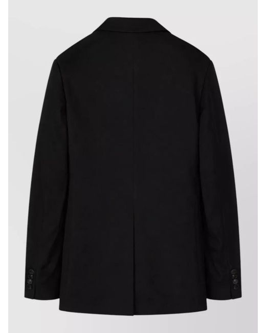 Dries Van Noten Black Balto Blazer Double Breasted Front Pockets for men