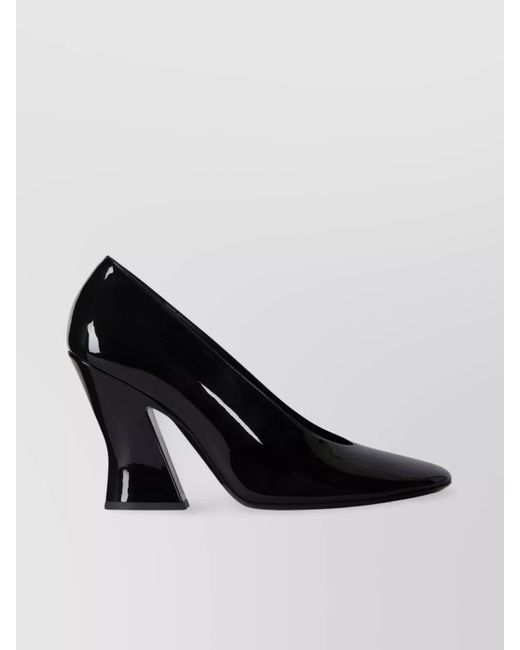 Givenchy Black Patent Leather Sculpted Pumps
