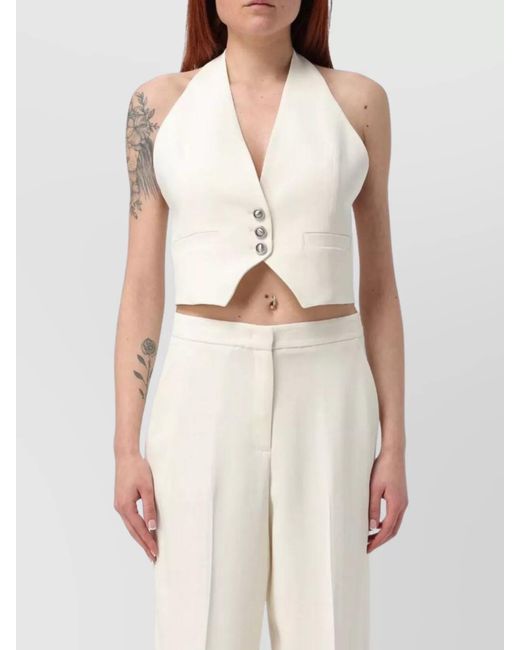 Pinko White Waistcoat