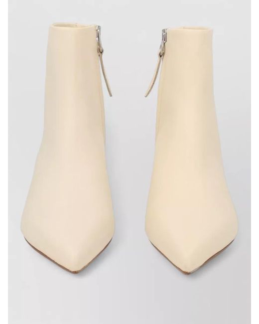 Aeyde Natural Leather Ankle Boots