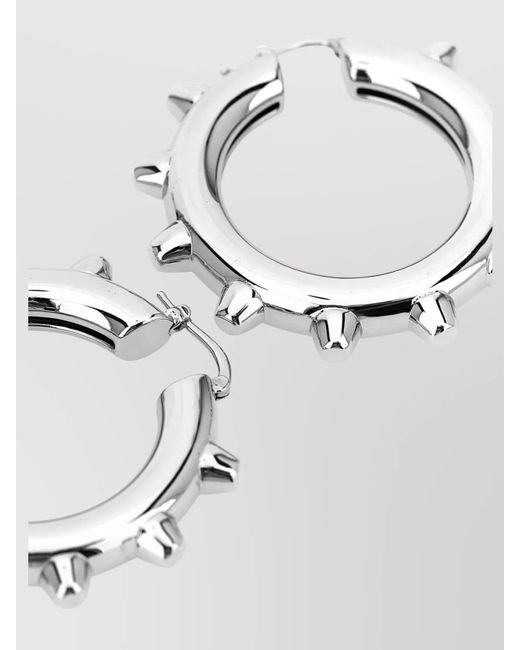 Jil Sander Multicolor Brass Stud Earrings
