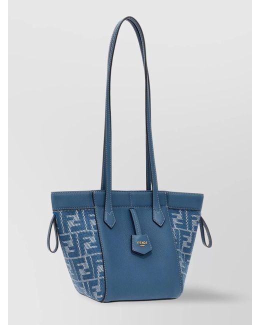 FENDI Origami Mini shoulder bag レディース バッグ Fendi Origami Mini Leather Black | Fendi