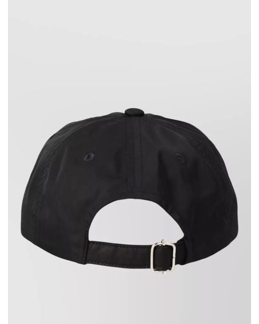 A.P.C. Black Logo Baseball Cap for men