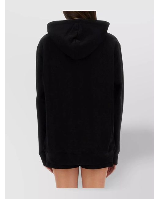 Moschino Black Cotton Hoodie