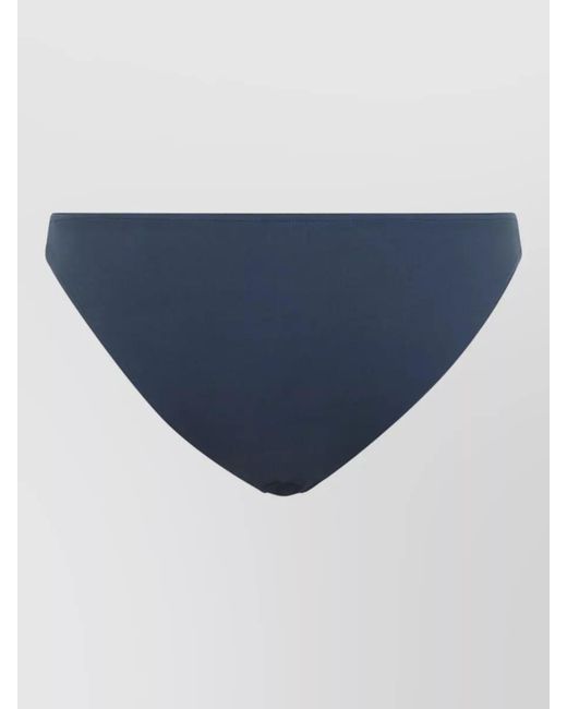 Eres Blue Low-Rise High-Cut Bikini Bottoms
