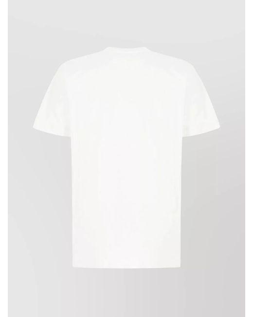 Moschino White Cotton T-Shirt for men