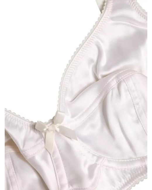 Dolce & Gabbana Natural Silk Balconette Bra