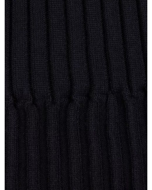 Bottega Veneta Black Knitwear Long Sleeves V Neck Metal Accents